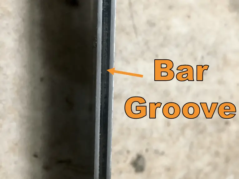How to measure chainsaw bar gauge