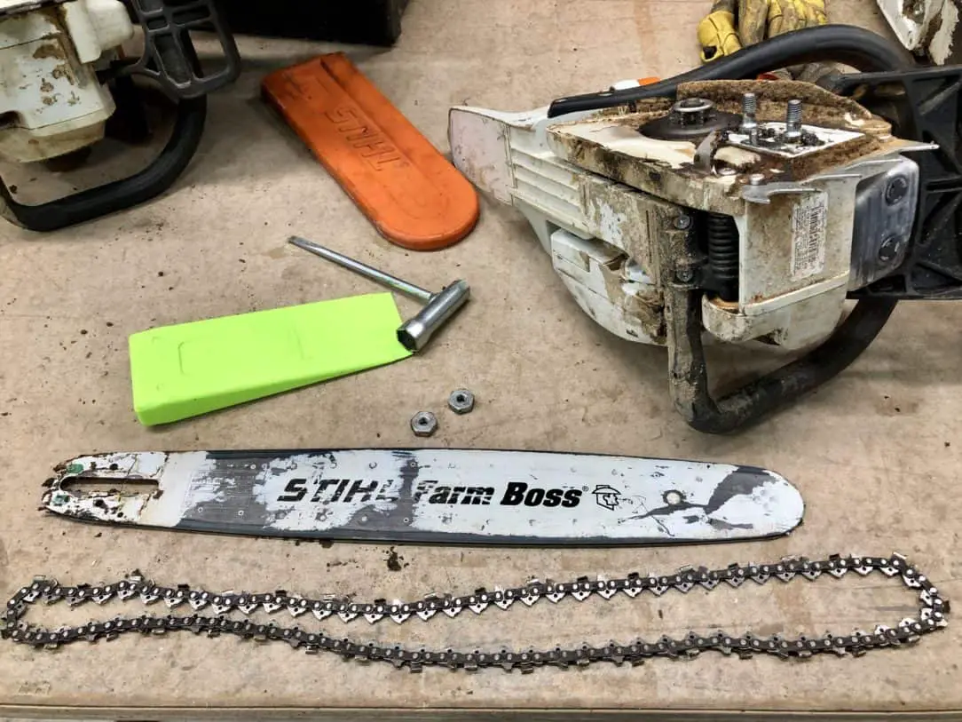 How to measure chainsaw chain length