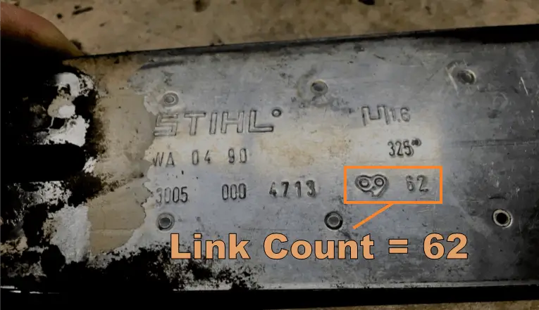Chain link count