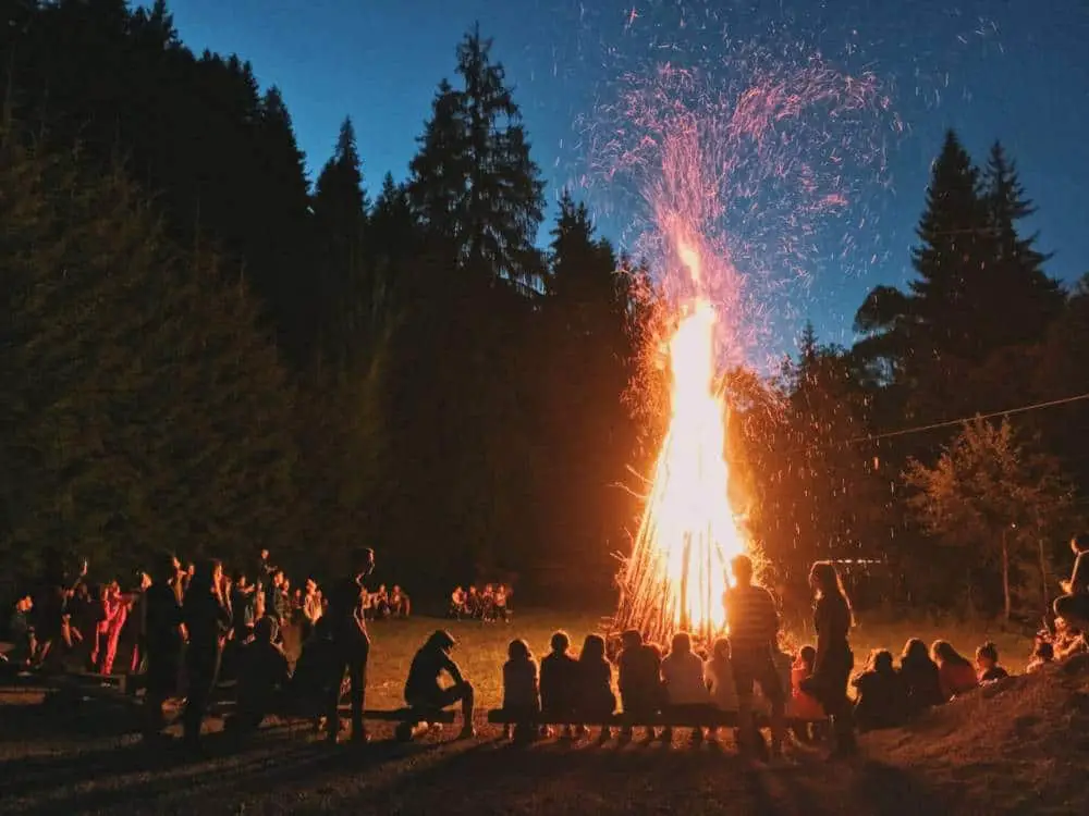 What is a bonfire and what does it symbolize